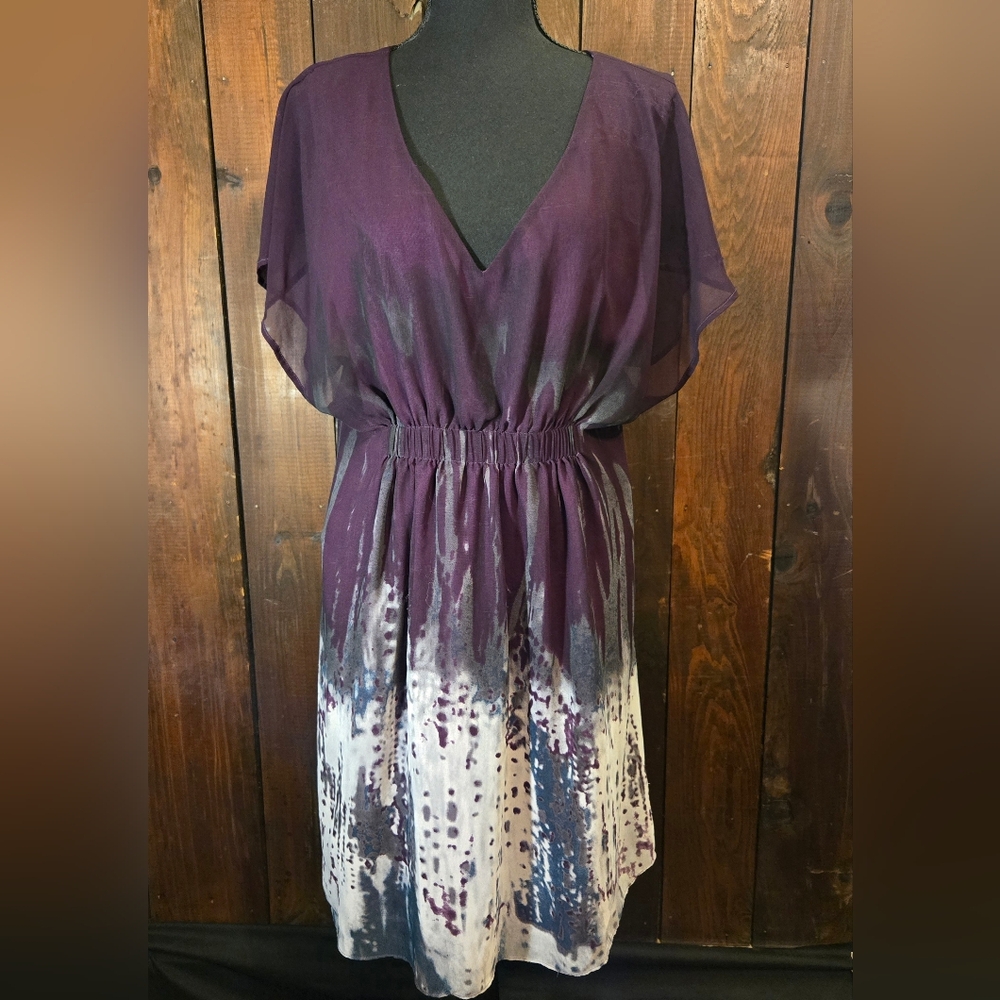 Elegant Purple Ombre Dress